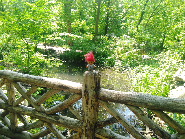 Azalea Pond Rustic Bridge